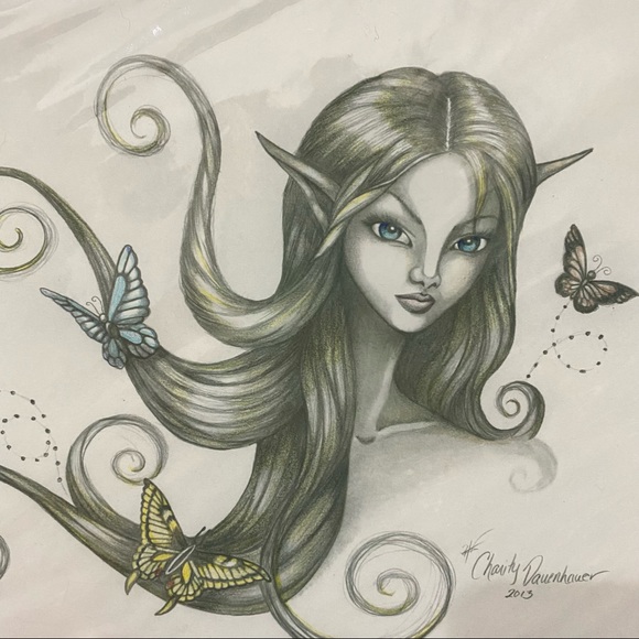 3 Fairy Dust Images Steampunk by Charity Dauenhauer Fine Art Print Drawing New - Picture 3 of 16